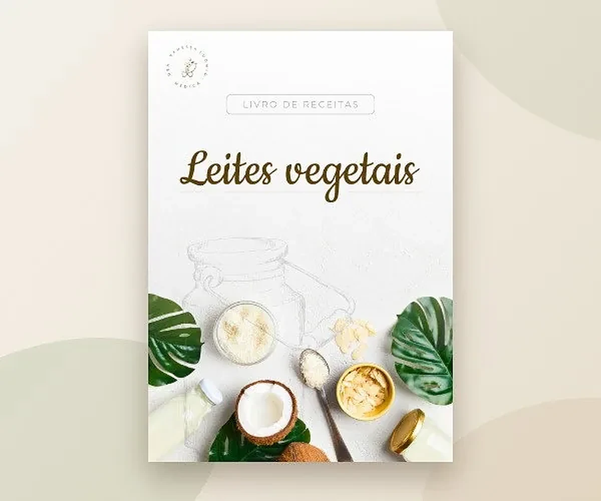 Capa do e-book Receitas de Leites Vegetais