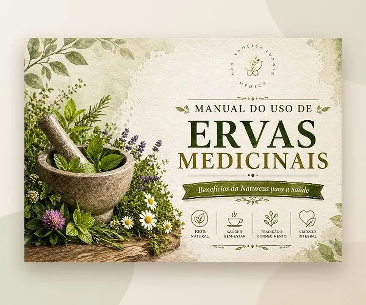 Capa do e-book Manual do Uso de Plantas Medicinais