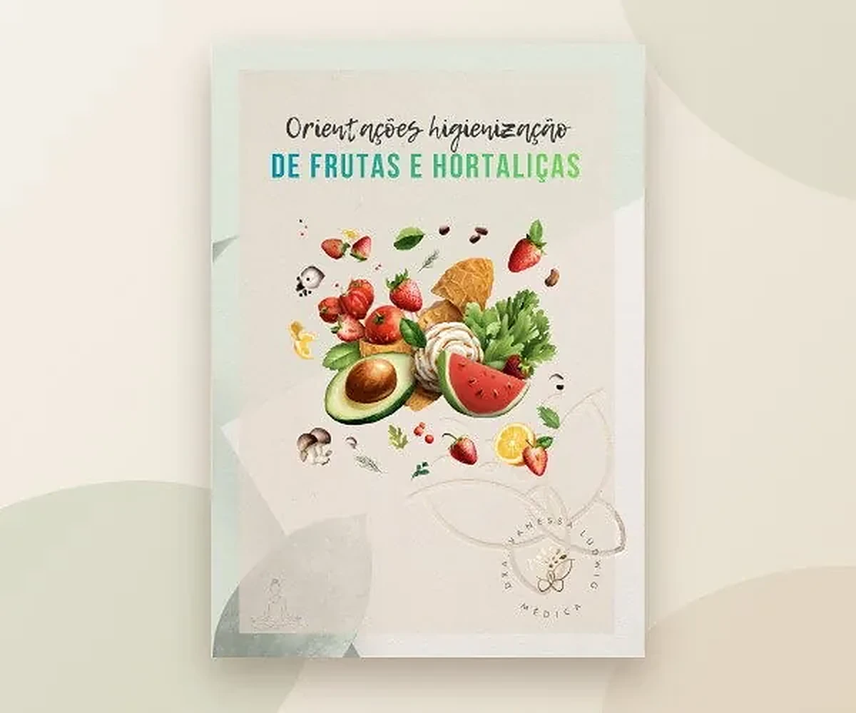 Capa do e-book Limpeza de Frutas e Hortaliças