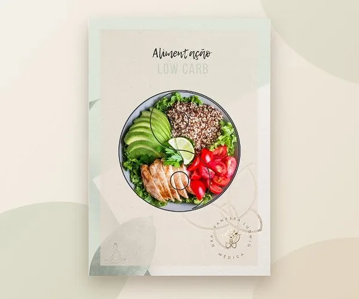 Capa do e-book Alimentação Low Carb