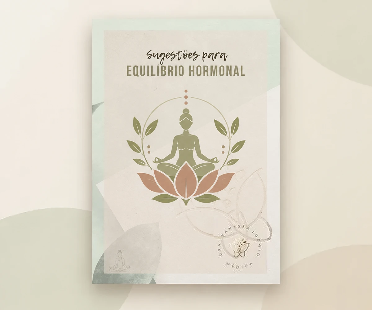 Capa do e-book Sugestões para Equilíbrio Hormonal